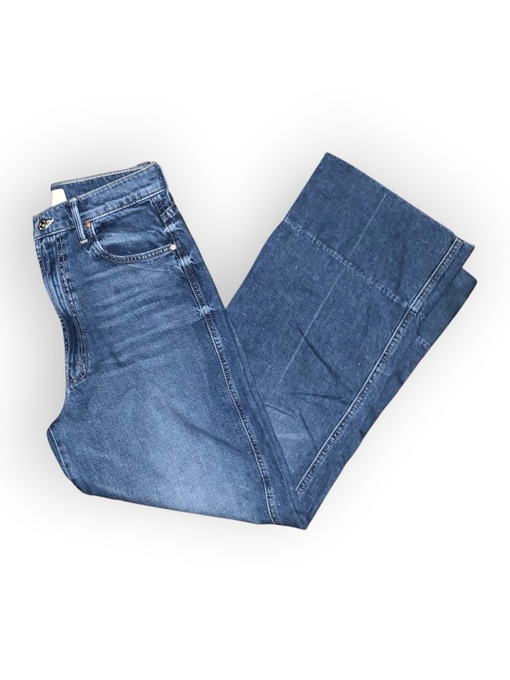 Mother The Maven Wide Hem Ankle Jeans - Picture 4 of 11